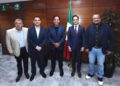 Eduardo Ramírez se reúne con el director general de Banobras, Jorge Mendoza Sánchez
