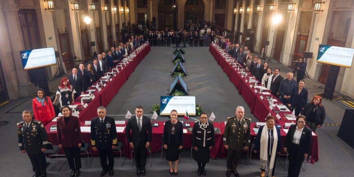 Eduardo Ramírez asiste a Sesión del Consejo Nacional de Seguridad, encabezada por Claudia Sheinbaum