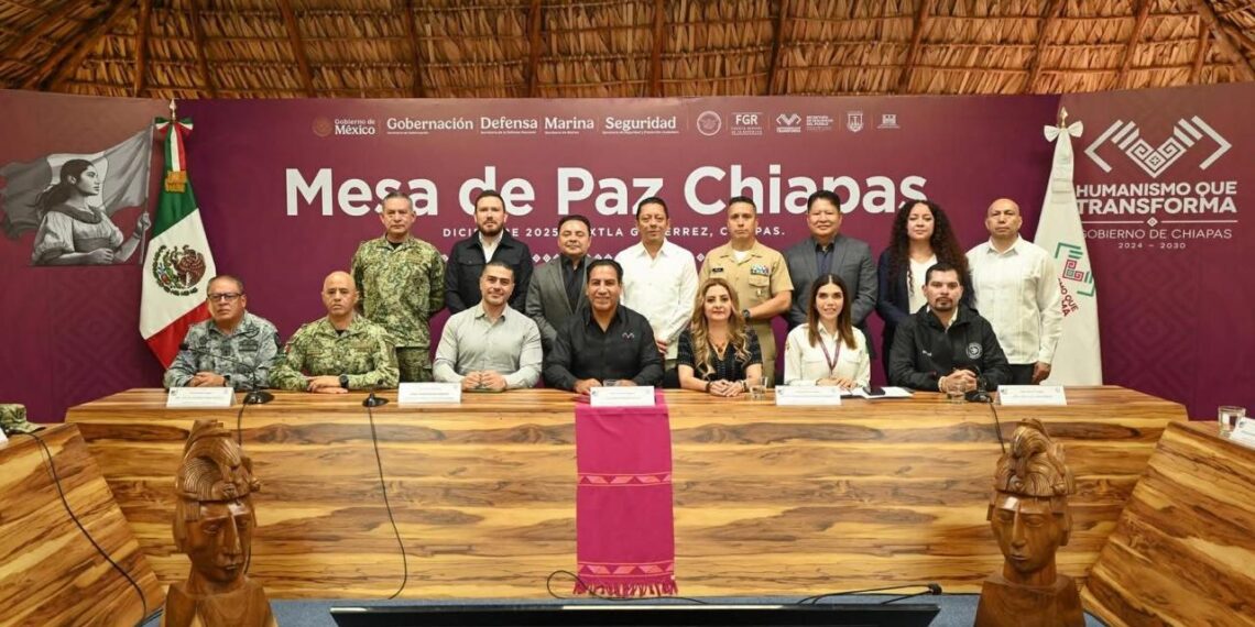 Eduardo Ramírez y Omar García Harfuch refrendan compromiso por la paz y la seguridad en Chiapas