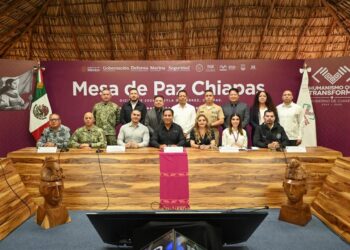 Eduardo Ramírez y Omar García Harfuch refrendan compromiso por la paz y la seguridad en Chiapas