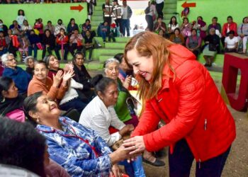 Se fortalece la entrega de apoyos alimentarios a mujeres de SCLC