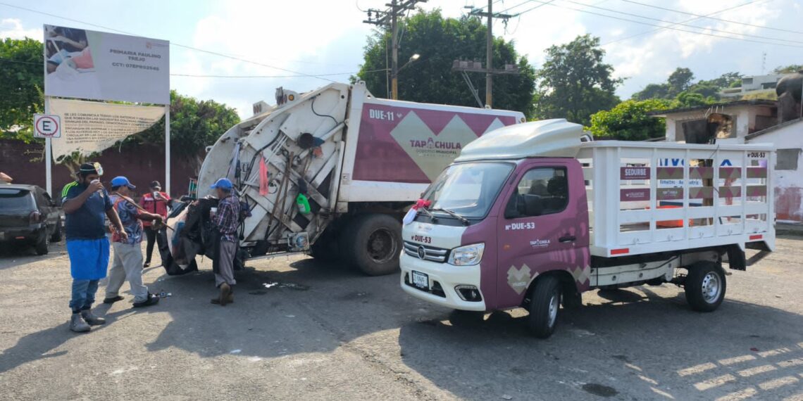 SEDURBE Tapachula redobla esfuerzos en recolección de basura