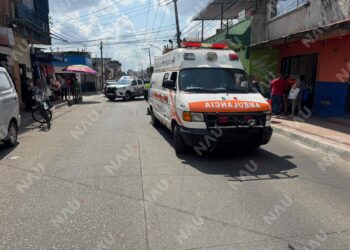 Menor resulta lesionada tras ser atropellada por un taxi en Tapachula