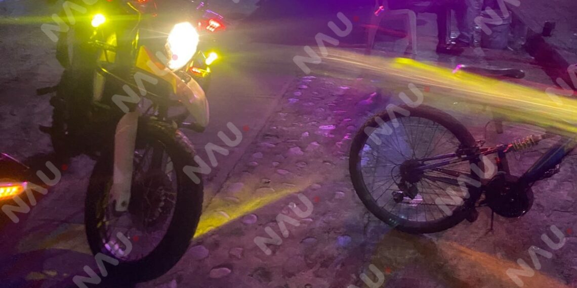 Hombre resulta lesionado tras ser atropellado al sur de Tapachula