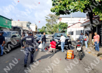 Mujer resulta gravemente lesionada tras ser atropellada en el centro de Tapachula