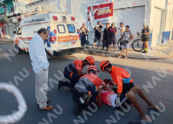 Adulto mayor resulta lesionado tras ser atropellado en Tapachula