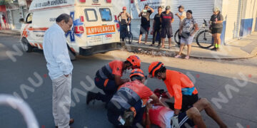 Adulto mayor resulta lesionado tras ser atropellado en Tapachula