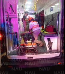 Protección Civil Municipal de Tapachula atiende a persona agredida y la traslada a hospital regional