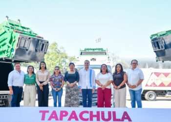 TAPACHULA ENTREGA UNIDADES NUEVAS PARA RECOLECCIÓN DE BASURA