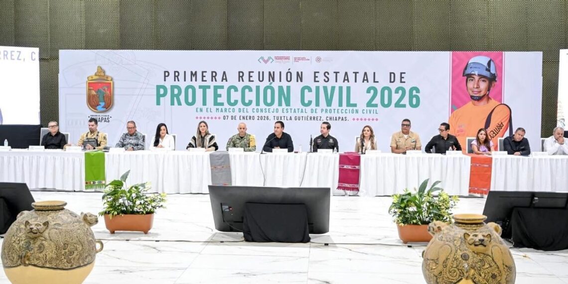 Eduardo Ramírez encabeza la Primera Reunión Estatal de Protección Civil 2026