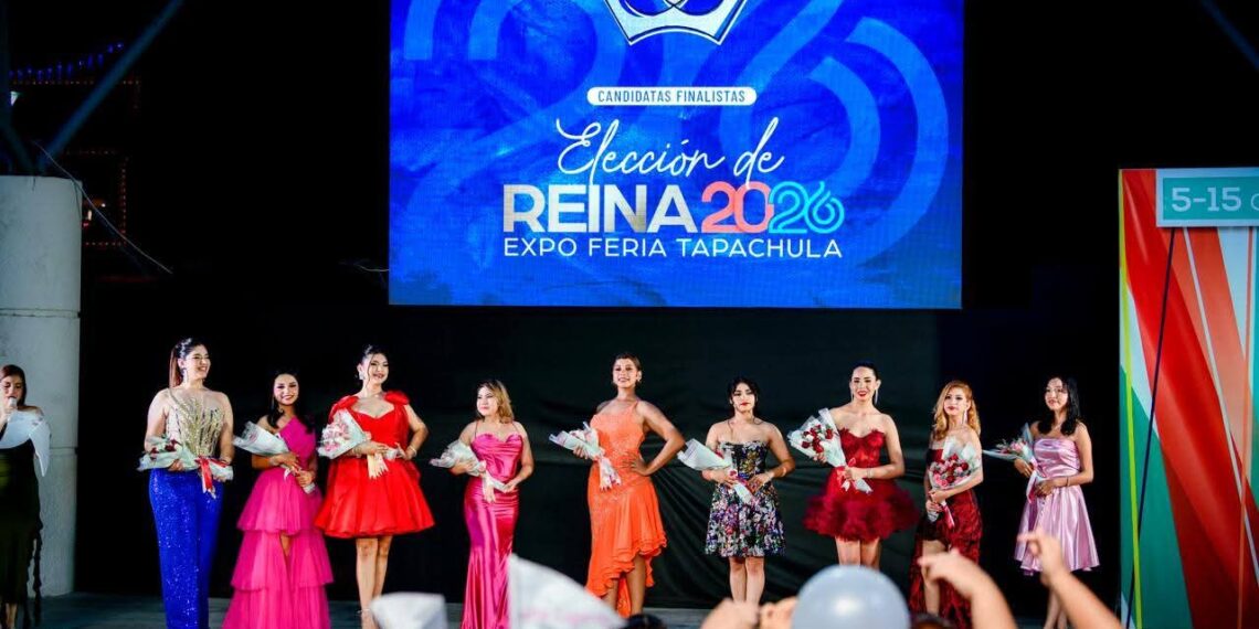 PRESENTAN A CANDIDATAS A REINA DE LA EXPO FERIA TAPACHULA 2026