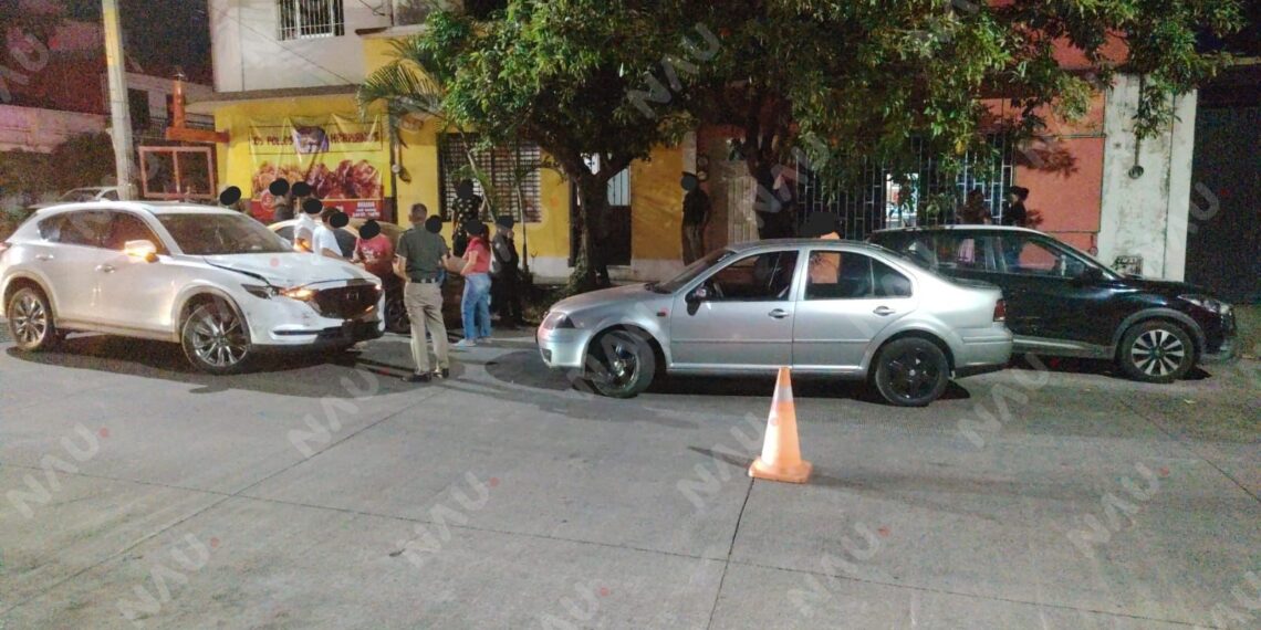 Choque múltiple deja daños superiores a 70 mil pesos en la Tercera Sur y 12 Oriente