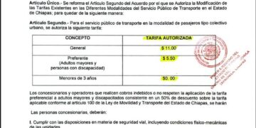 Oficial aumento de un peso a corrida de colectivos urbanos en Tapachula, usuarios piden mejor servicio
