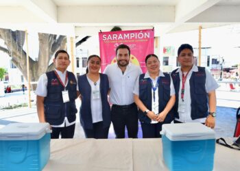 Arranca en Cacahoatán Campaña de Vacunación “Todos contra el Sarampión”