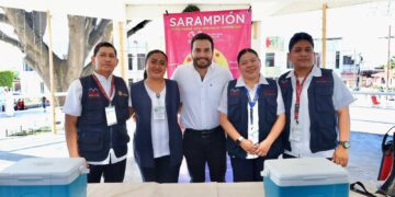 Arranca en Cacahoatán Campaña de Vacunación “Todos contra el Sarampión”
