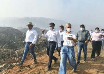 Iniciativa privada y sociedad reconocen a Yamil Melgar por acciones contra incendio en basurero