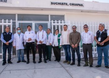 Refuerzan blindaje sanitario contra el sarampión en Suchiate previo a la Feria Internacional 2026