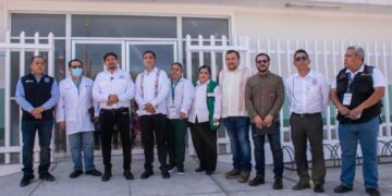 Refuerzan blindaje sanitario contra el sarampión en Suchiate previo a la Feria Internacional 2026