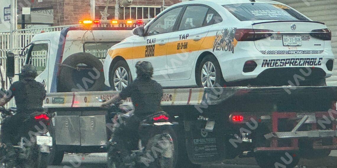 Detiene SMyT otro taxi más operaba con la App no autorizada de Eiby