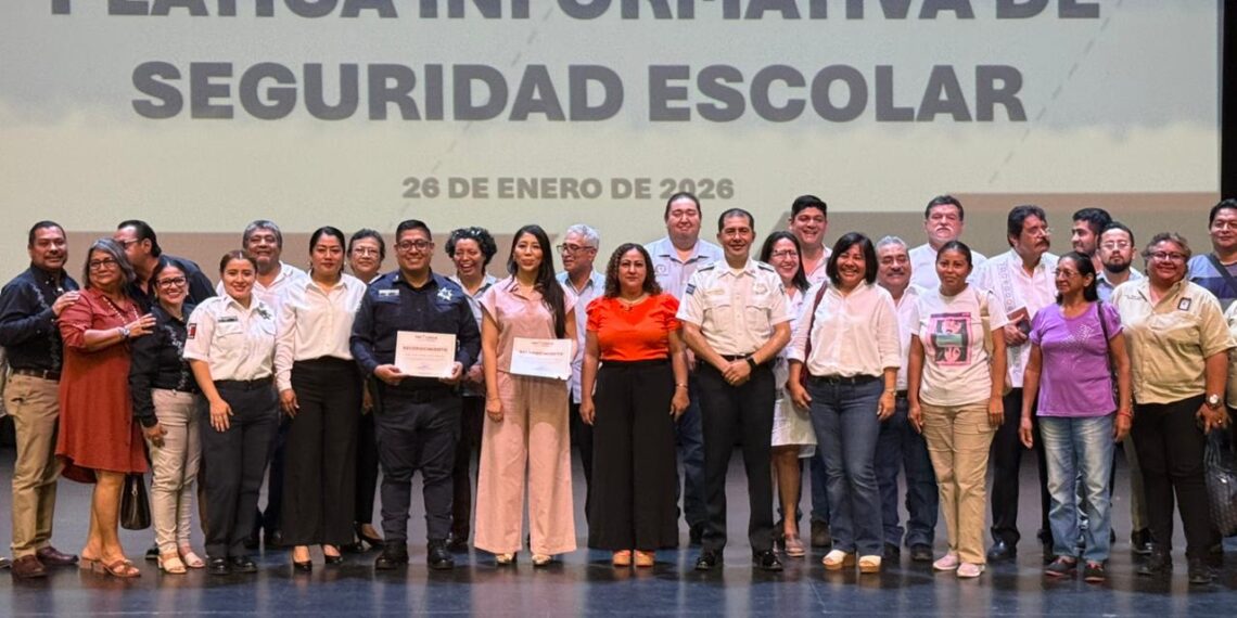 EDUCACIÓN Y SEGURIDAD PÚBLICA MUNICIPAL IMPARTEN TALLER A 22 INSTITUCIONES EDUCATIVAS DE TAPACHULA