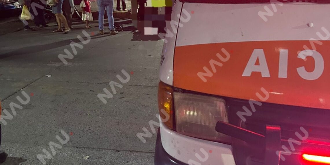 Motociclista resulta lesionado tras choque en el centro de Tapachula