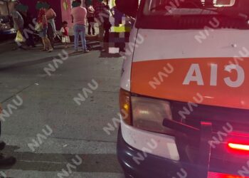 Motociclista resulta lesionado tras choque en el centro de Tapachula