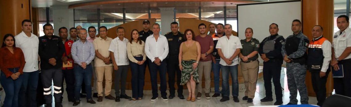Autoridades coordinan operativo para garantizar seguridad en la Expo Feria Tapachula 2026