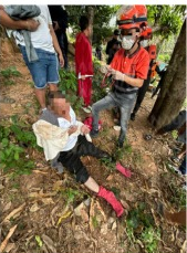 Hombre cae a un pozo en la colonia Porvenir de Tapachula; fue rescatado y trasladado al Hospital General