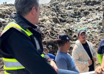 Presidente municipal Yamil Melgar visita basurero intermunicipal de Tapachula y refuerza atención tras incendio