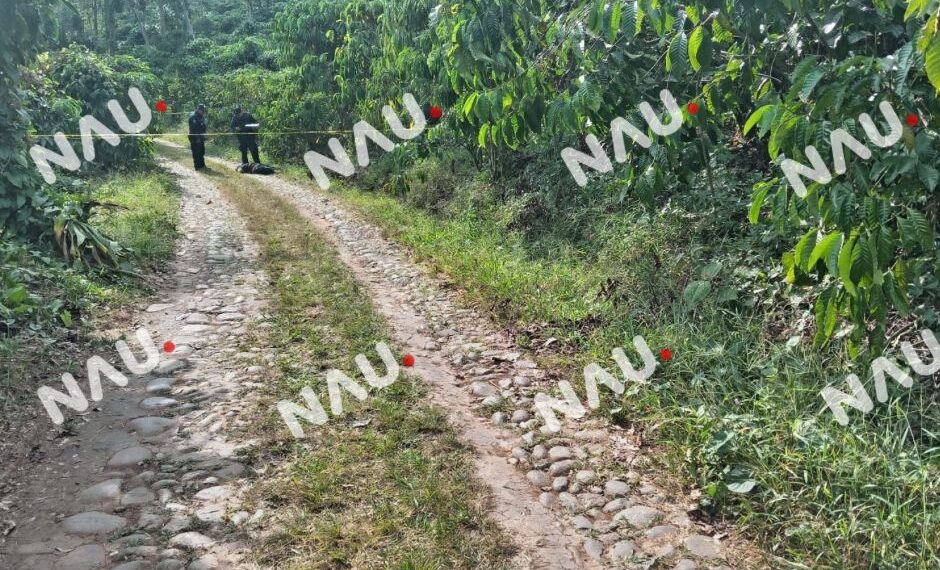 Ejecutan a un hombre en zona rural de Tapachula; recibió al menos cuatro disparos
