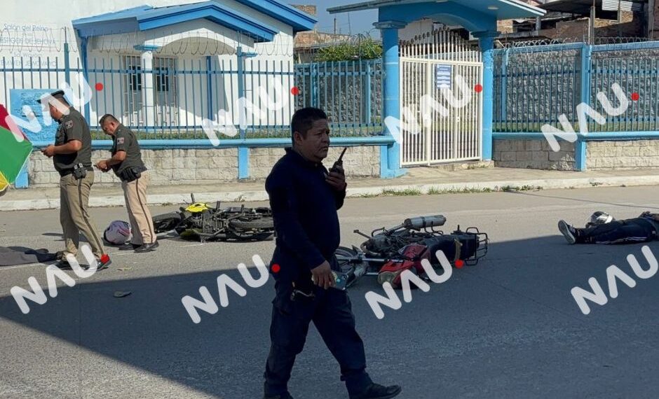 Choque entre motocicletas deja dos heridos en el sur poniente de Tapachula
