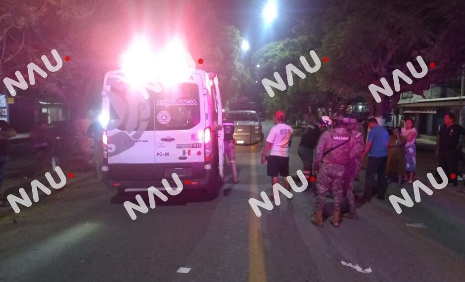 Dos menores resultan lesionados en accidente de motocicleta en Puerto Madero; responsable huyó