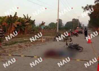Localizan cadáver de motociclista en camino rural de Mazatán