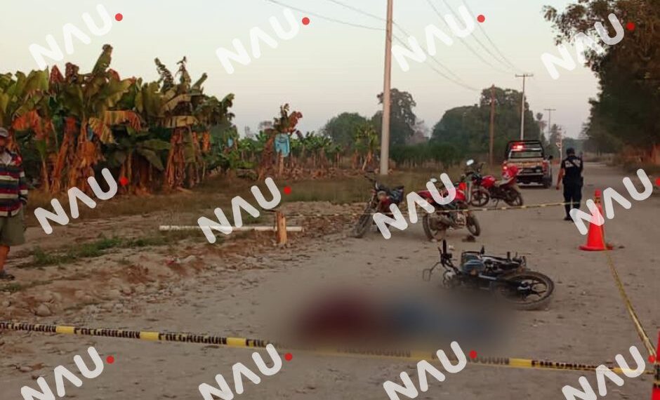 Localizan cadáver de motociclista en camino rural de Mazatán
