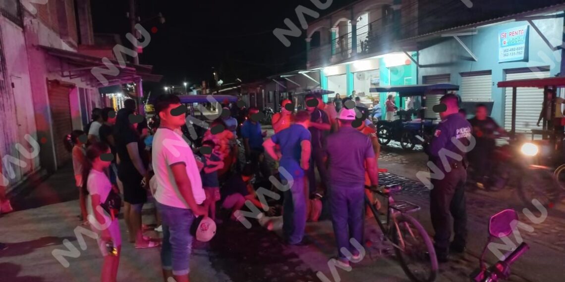 Motociclista resulta inconsciente tras accidente en Puerto Madero