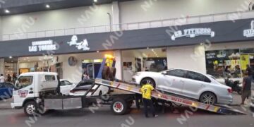 Detiene la SMyT en Tapachula carro particular que ofertaba servicio con InDrive