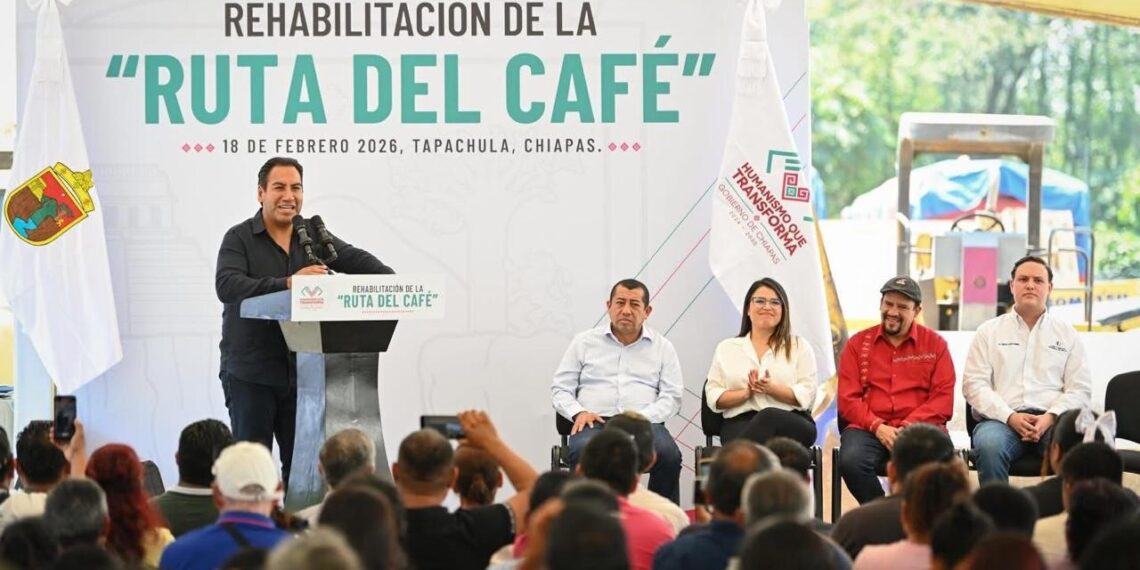 Eduardo Ramírez impulsa la rehabilitación de la Ruta del Café en Tapachula