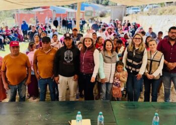 Peña María El Porvenir recibe histórica visita de la alcaldesa Fabiola Ricci Diestel