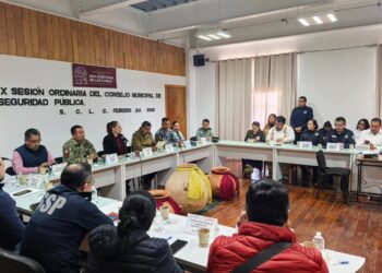 Fortalecen coordinación institucional en la IX Sesión del Consejo Municipal de Seguridad Pública en San Cristóbal