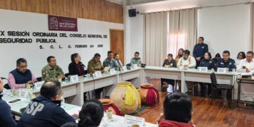 Fortalecen coordinación institucional en la IX Sesión del Consejo Municipal de Seguridad Pública en San Cristóbal