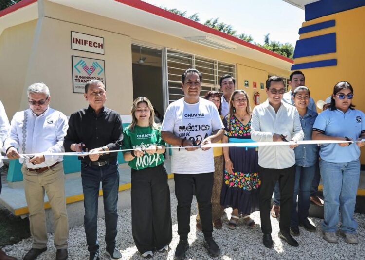 Eduardo Ramírez impulsa espacios dignos y seguros para estudiantes de Berriozábal