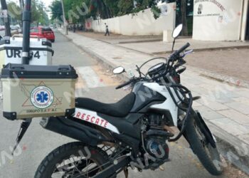 Menor resulta lesionada tras caer mientras jugaba en la Escuela Federal 4 de Tapachula