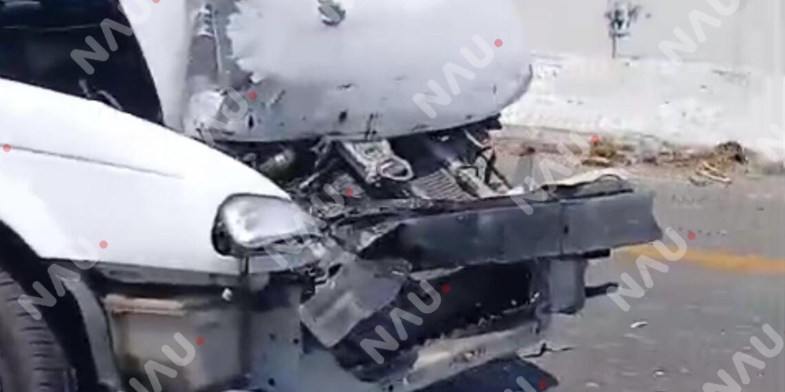 Choque por alcance en carretera Tuxtla Chico – Tapachula deja solo daños materiales