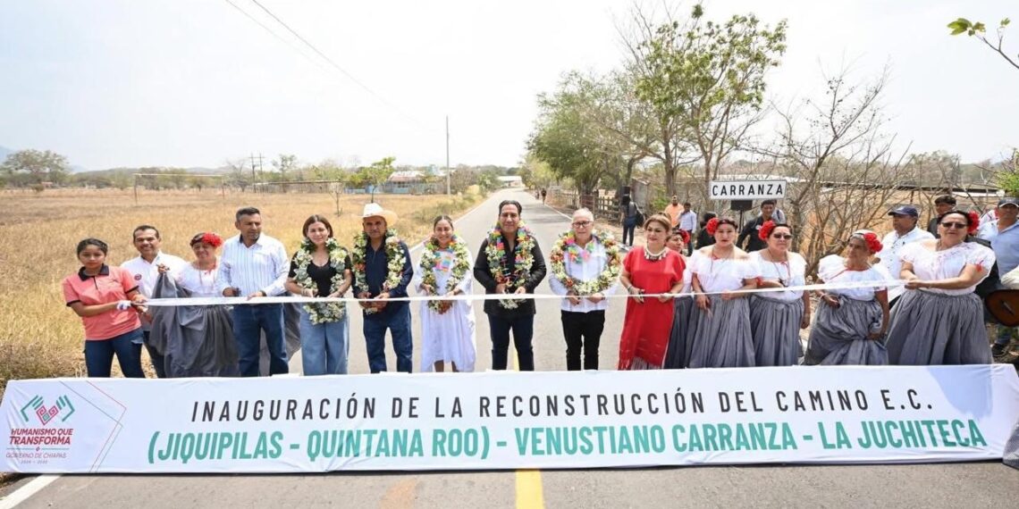 Eduardo Ramírez fortalece infraestructura carretera en Cintalapa, Jiquipilas y Ocozocoautla