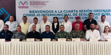 Participa Elmer Vázquez Gallardo en la 4ª Sesión del Consejo Intermunicipal de Seguridad Pública del Soconusco