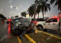 DOS LESIONADOS TRAS COLISIÓN EN EL LIBRAMIENTO SUR PONIENTE DE TAPACHULA