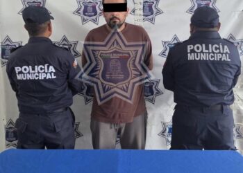 Policía Municipal detiene a masculino por portación ilegal de arma de fuego en San Cristóbal
