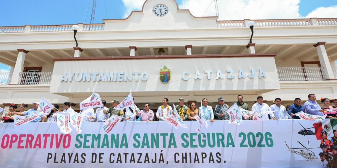En Catazajá, Eduardo Ramírez encabeza despliegue interinstitucional del Operativo Semana Santa Segura 2026