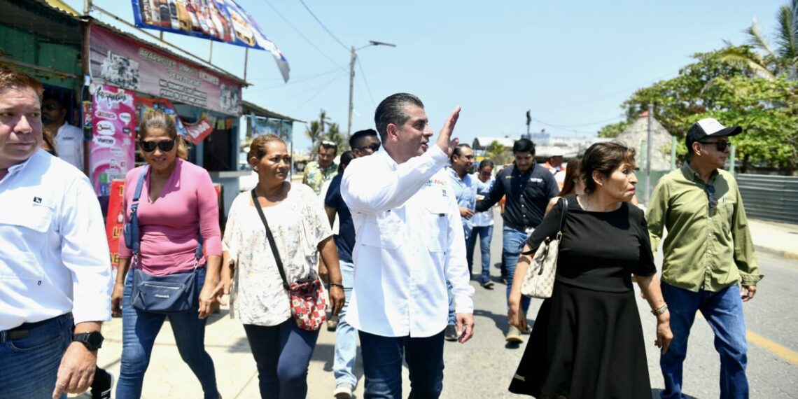 Yamil Melgar supervisa limpieza en Puerto Madero