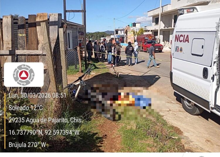 Atiende Protección Civil reporte de ciclista sin signos vitales en San Cristóbal